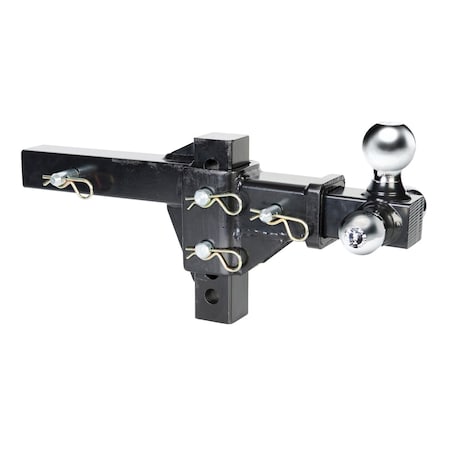 Husky Towing Husky Towing 30001; Adjustable Tri-Ball Mount; 2 Inch Receiver; 1-7/8 2 2-5/16 Inch Balls 30001